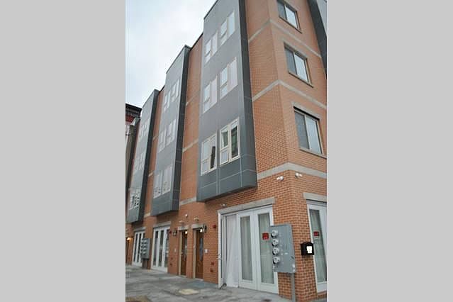 Frontage of Apartment building