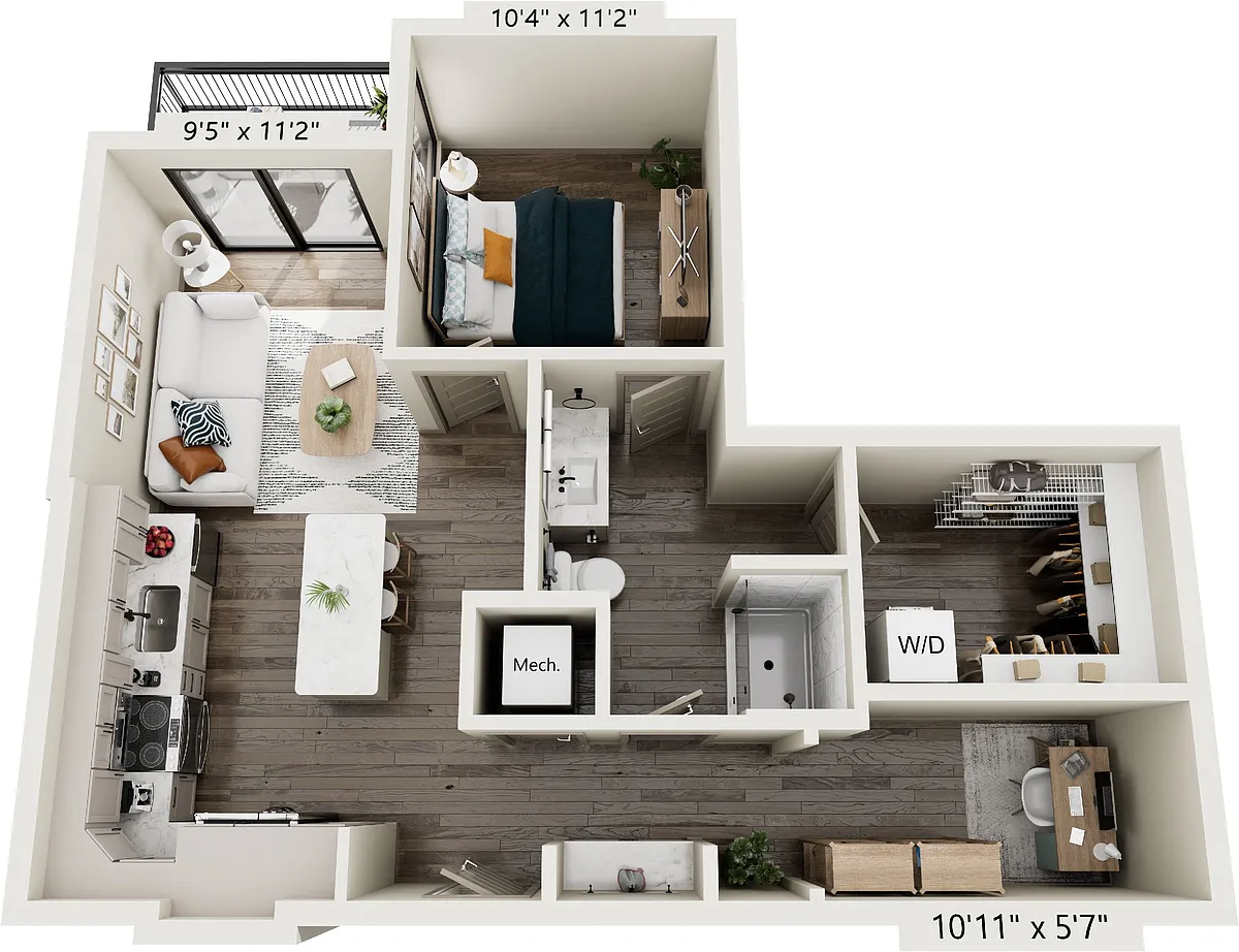 Floor plan A42