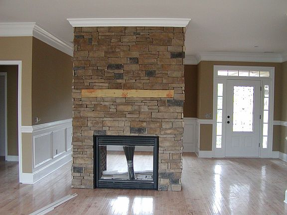 See Through Fireplace