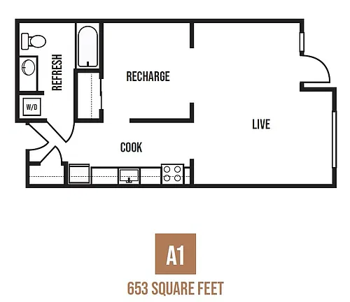 Floor plan Studio