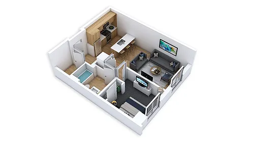 Floor plan 1C
