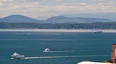 View to the Olympics