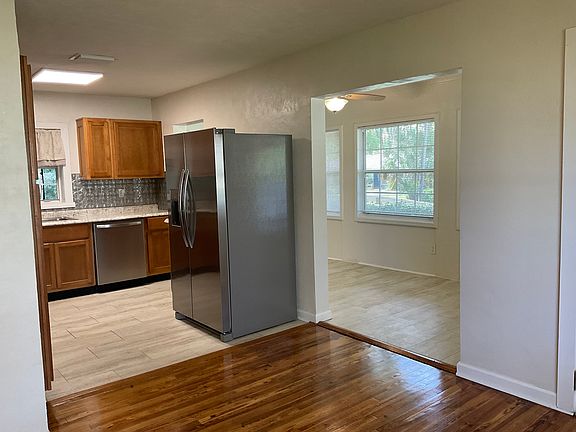 Kitchen and Dining area from the living room