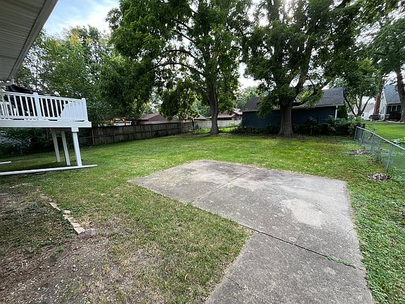 backyard fenced area