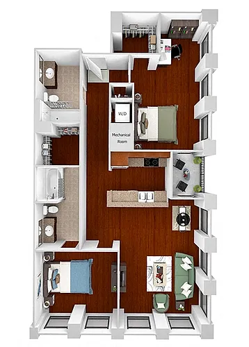 Floor plan B3 (Flats)