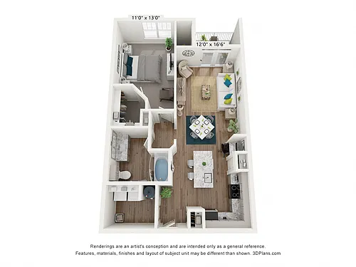 Floor plan The Carolina