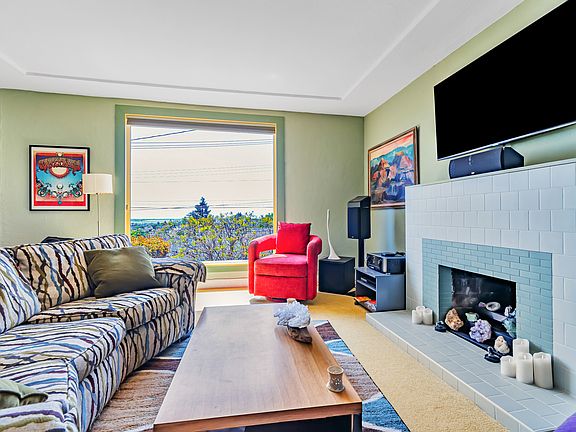 View out the front living room window