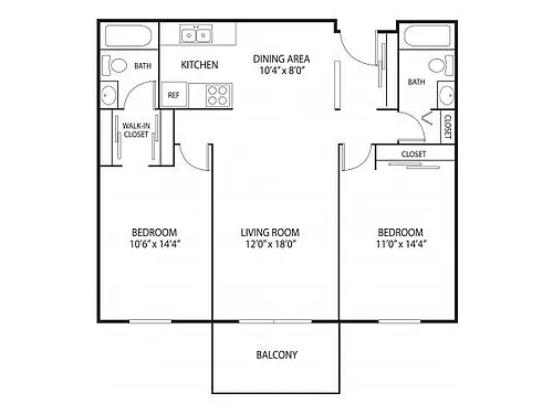 Floor plan Kennedy