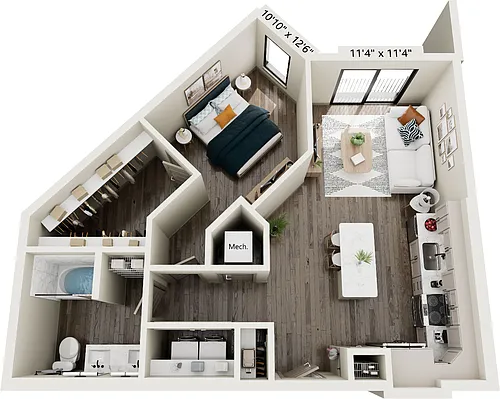 Floor plan A46