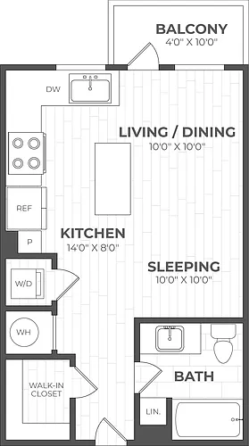 Floor plan Studio-EC