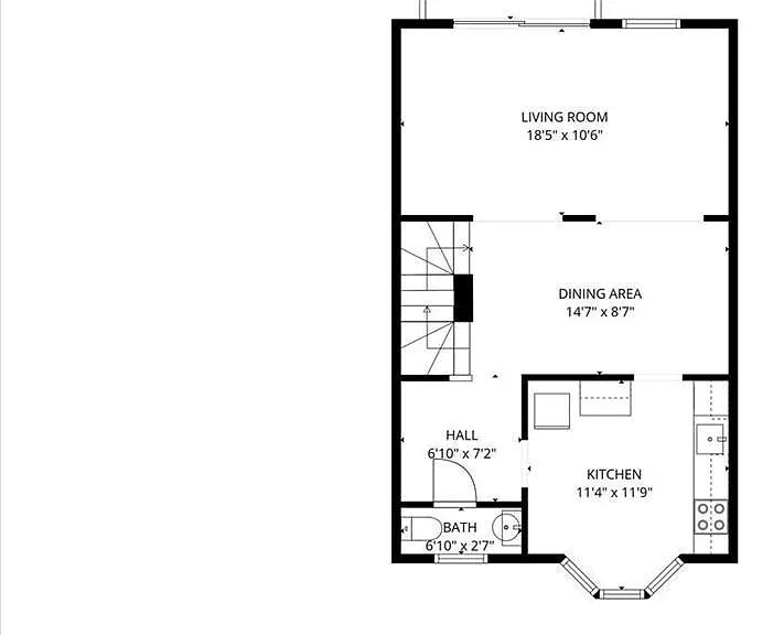 Main Level Floor Plan