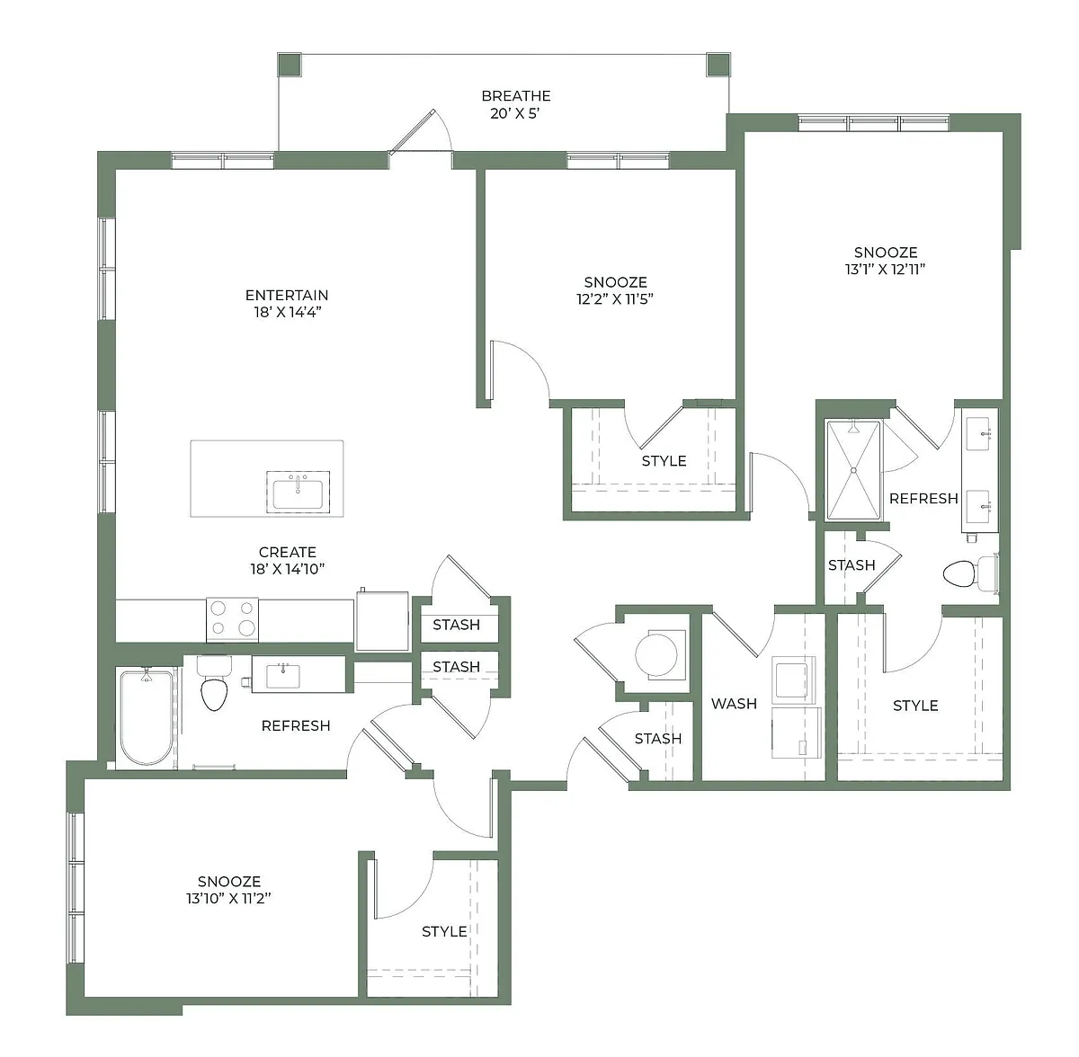Floor plan C1