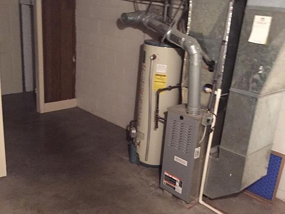 Basement furnace area