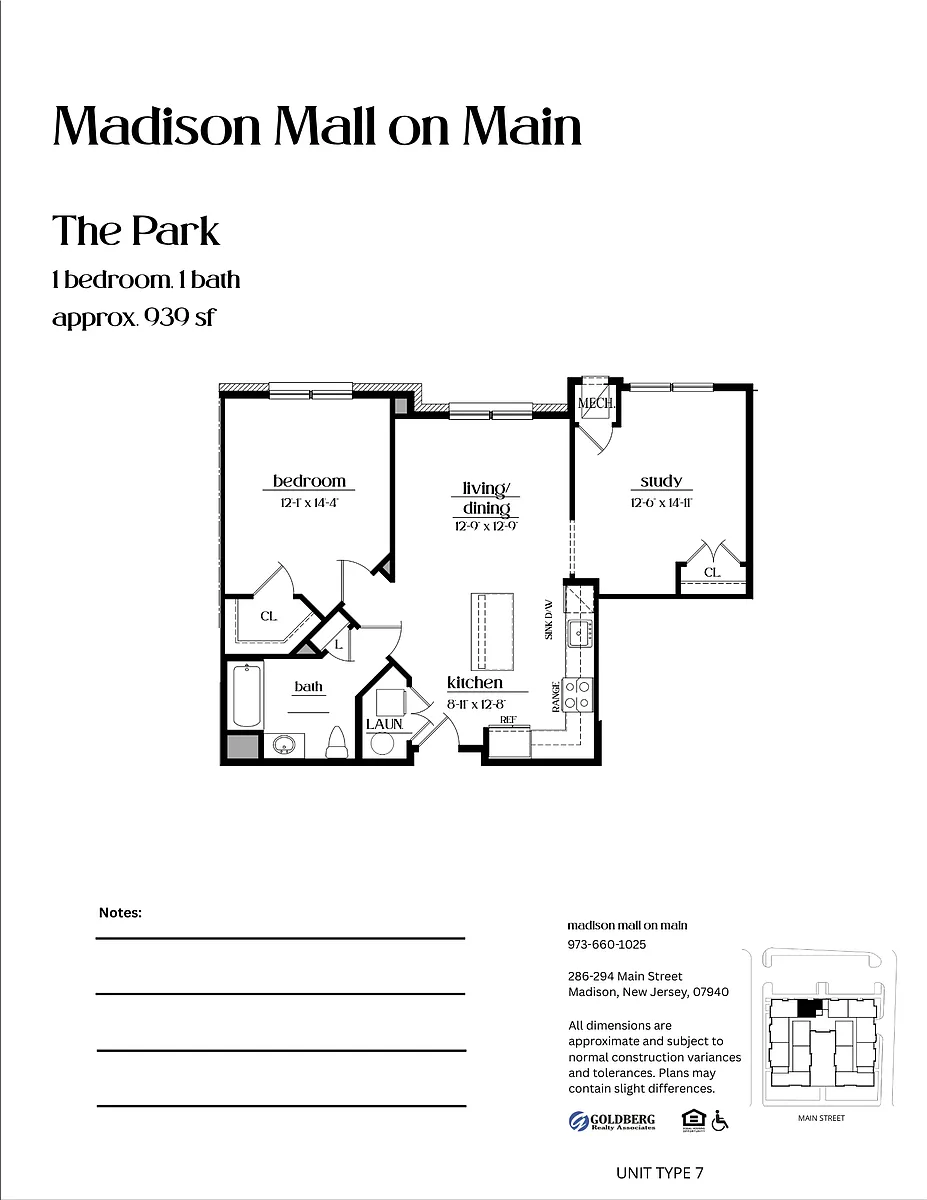 Floor plan The Park Luxury