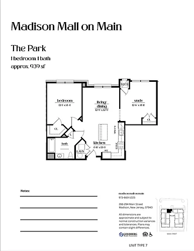Floor plan The Park Luxury