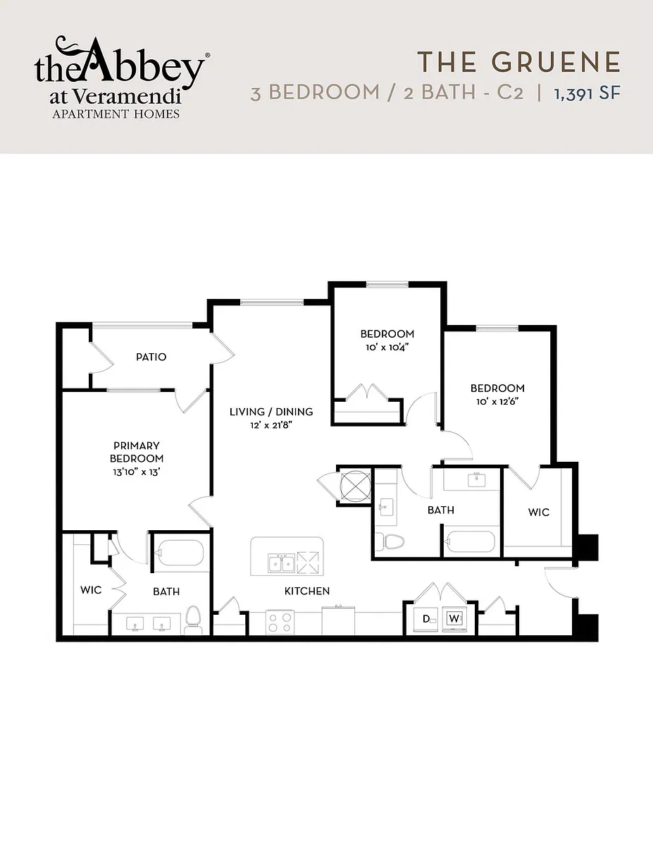 Floor plan The Gruene