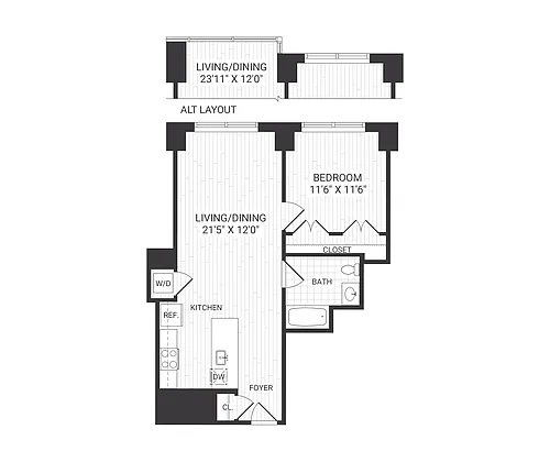 Floor plan A01
