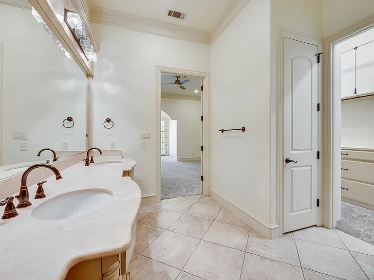 Master Bath Alternate View with Walk in Closet