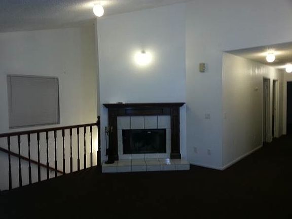 Fire Place with High Ceilings