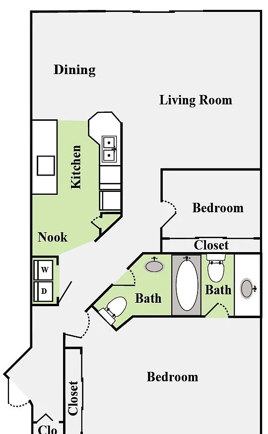 Floor plan Bogey