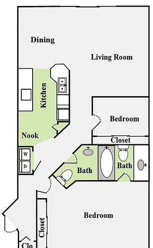 Floor plan Bogey