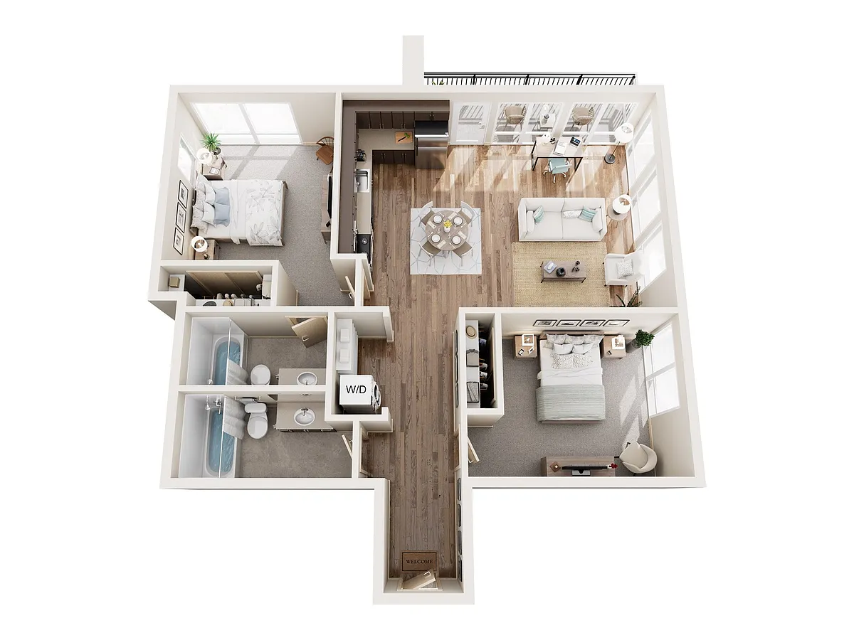 Floor plan D1