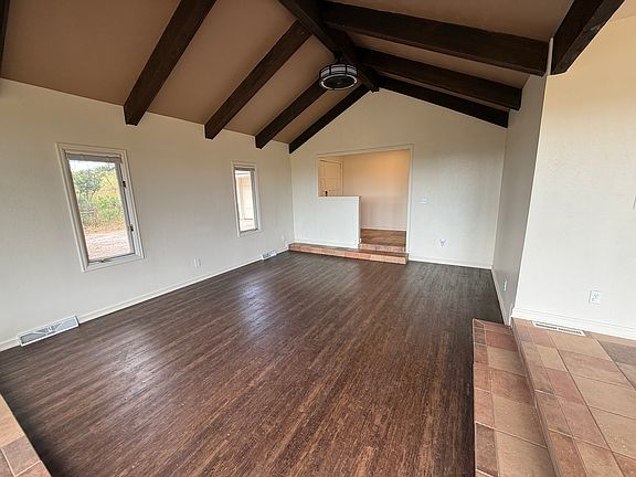 Living room and front door entryway