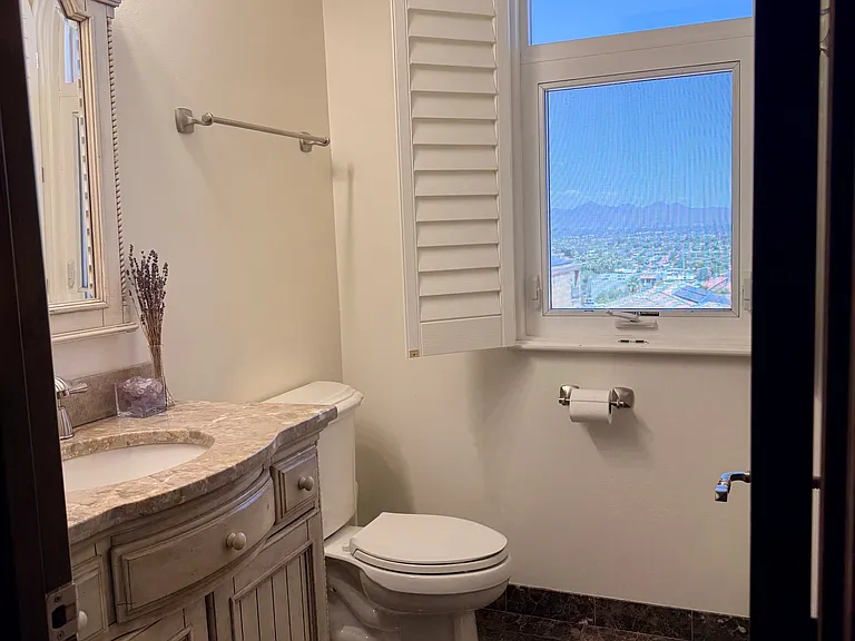 Guest half bathroom