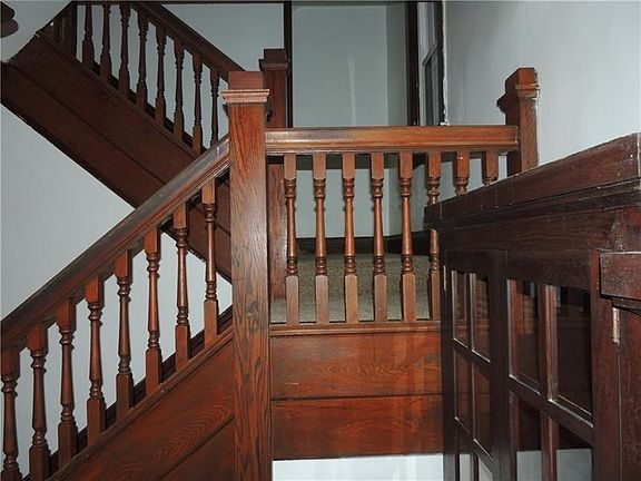 Detailed double sided staircase