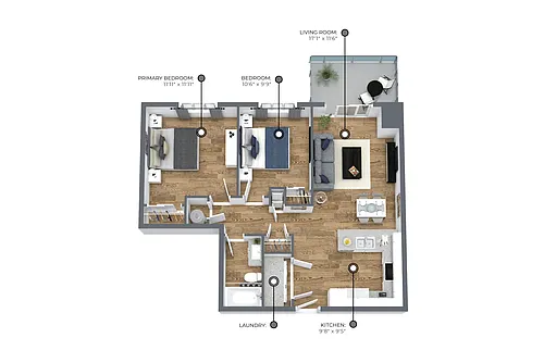 Floor plan 57-405