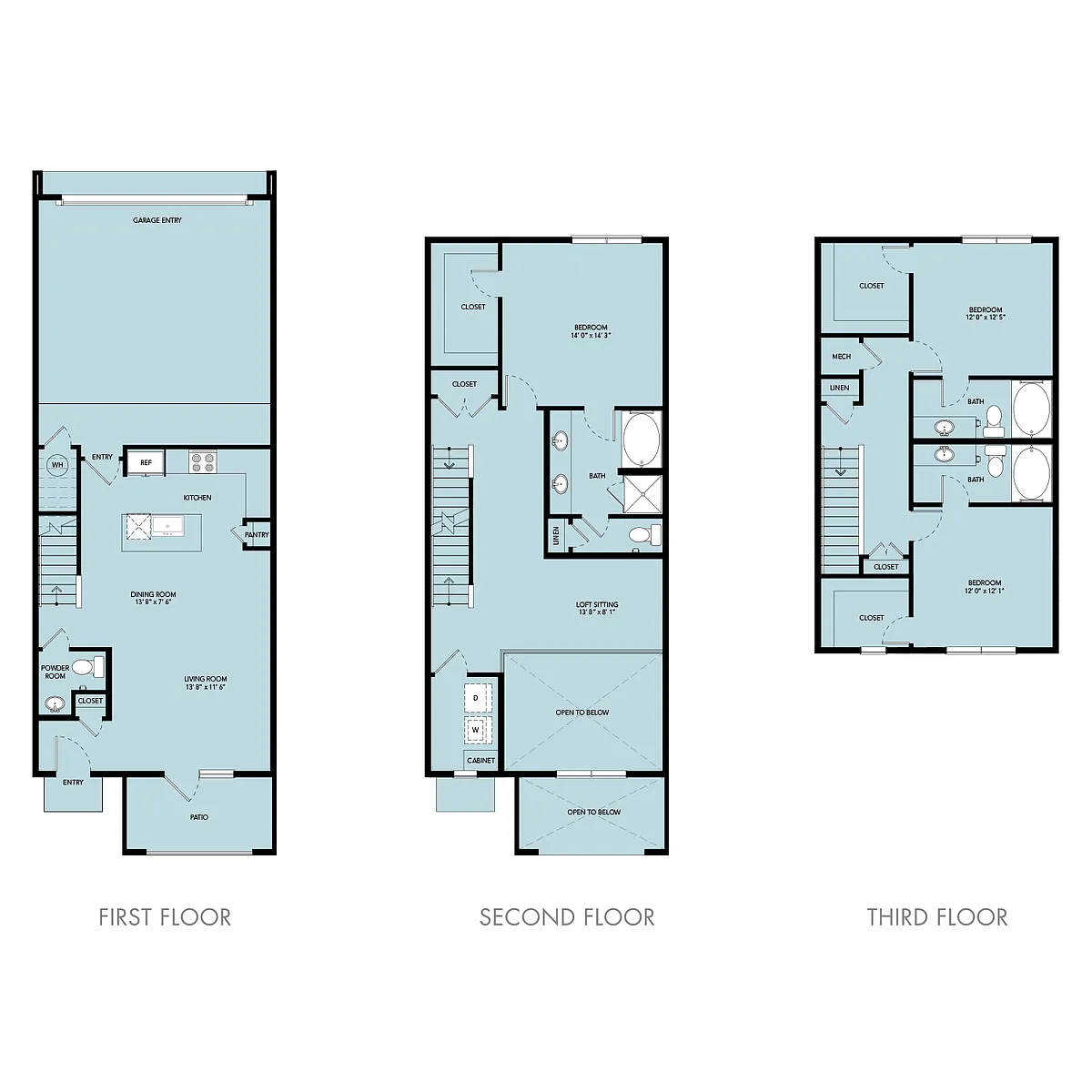 Floor plan C1TH-2104sf
