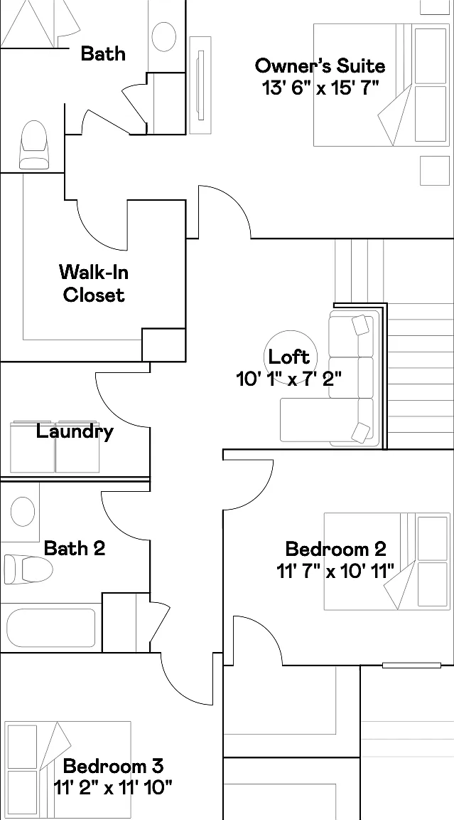 3 bed, 2.5 bath, 2445 sqft, $3,190 — Photo 2