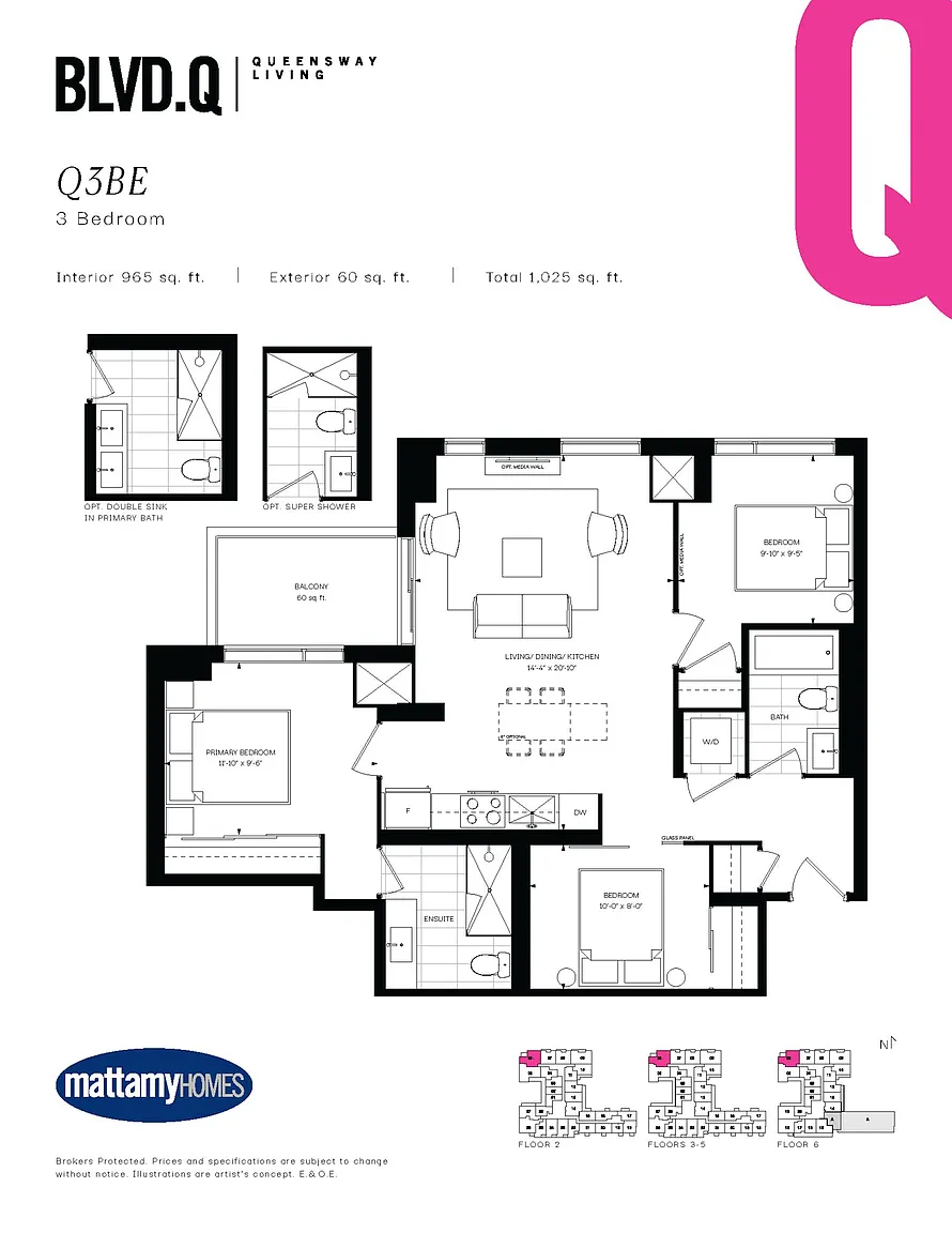 Q3BE Plan, BLVD. Q photo 1