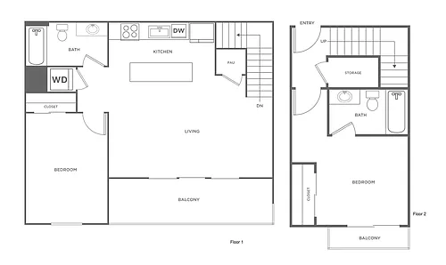 Floor plan Stag's Leap
