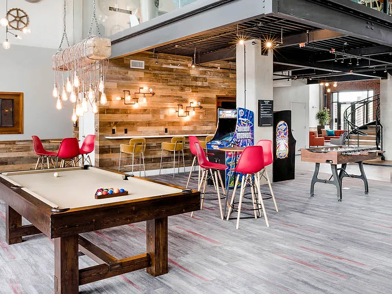 Resident Lounge with Arcade Games and Billiards