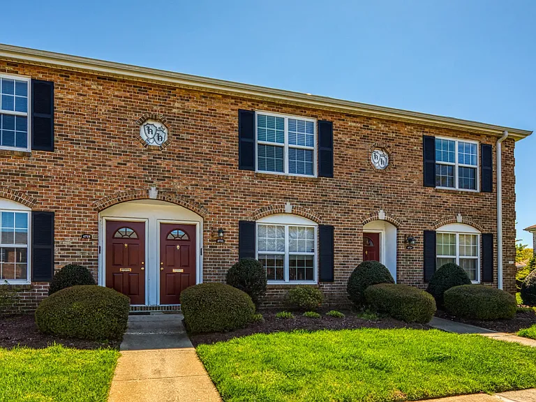 Charming colonial brick style architecture