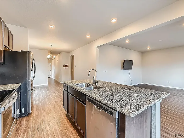 1st floor kitchen and living room