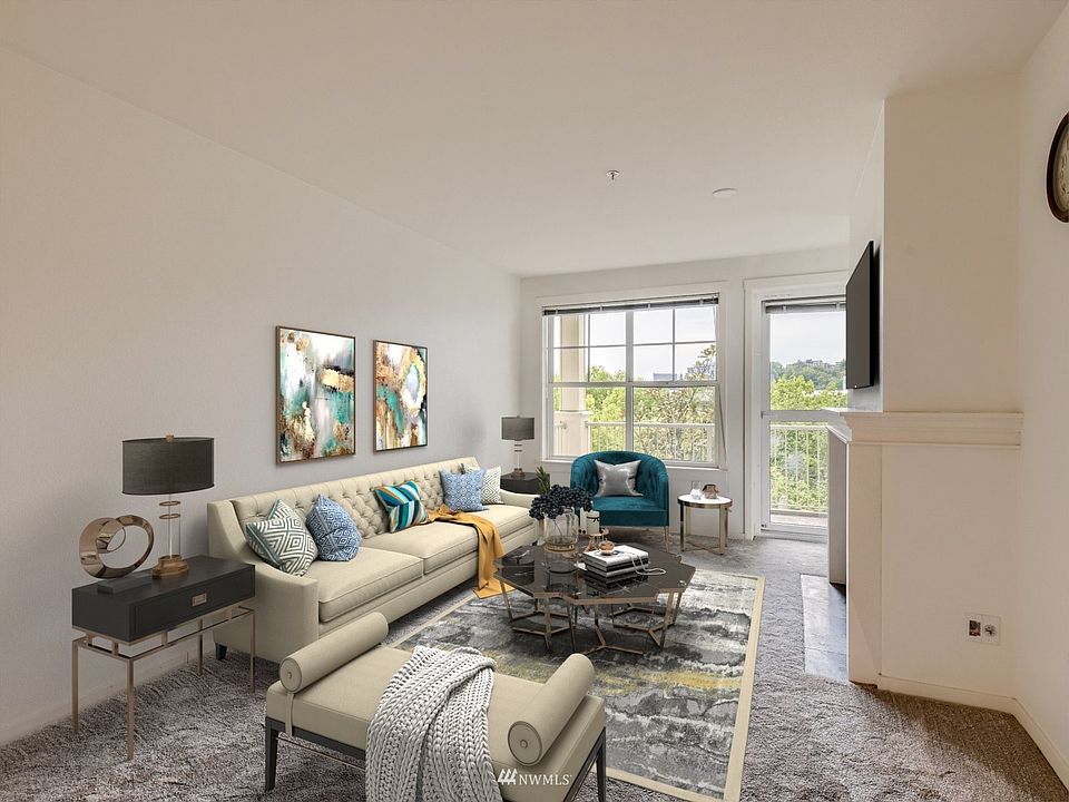 Virtually Staged Living Room