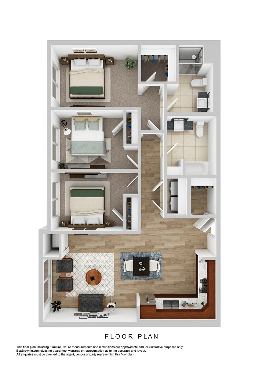 Floor plan 3 Bedroom