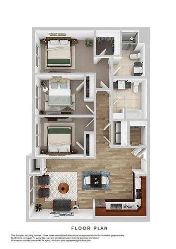 Floor plan 3 Bedroom