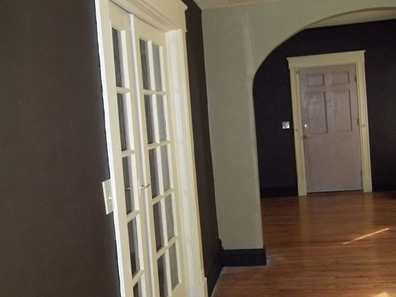 Living room through the archway