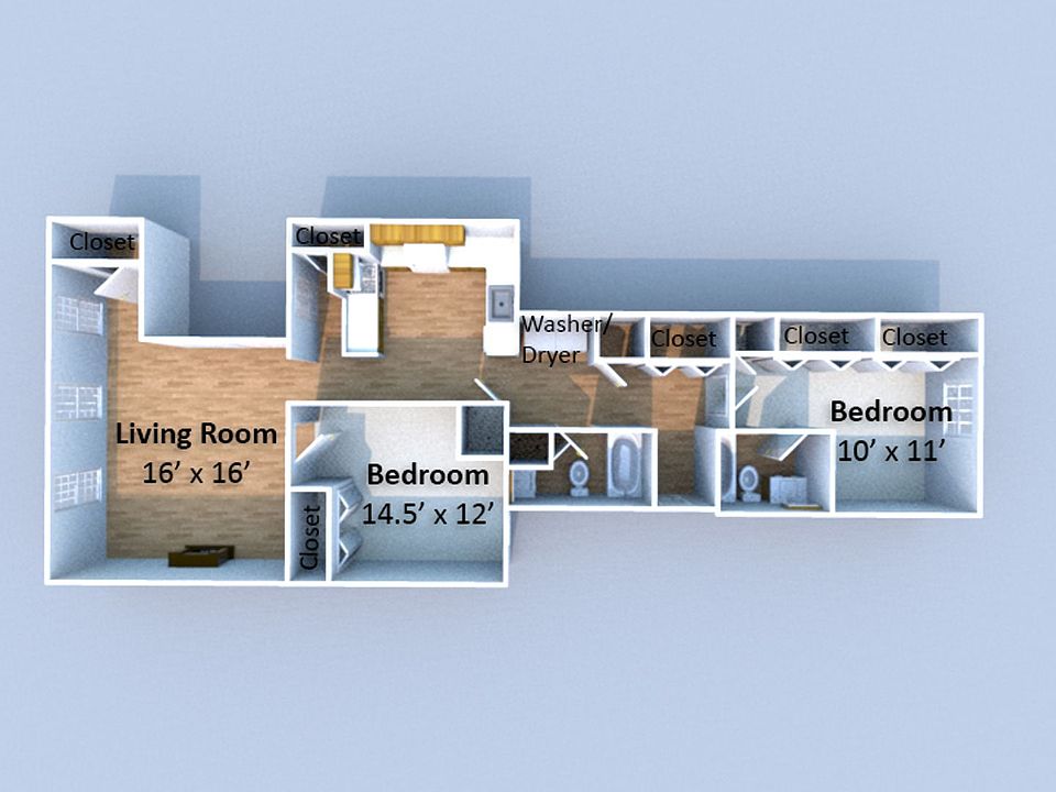 2nd image of 425 N 5th St #2B-2Ba-1194Sqft