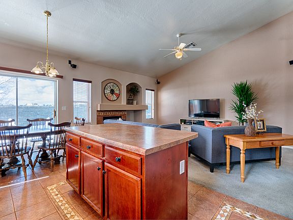 Kitchen and living area