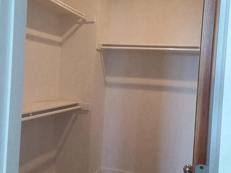 walk-in master closet