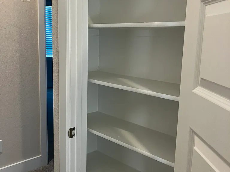 closet next to laundry