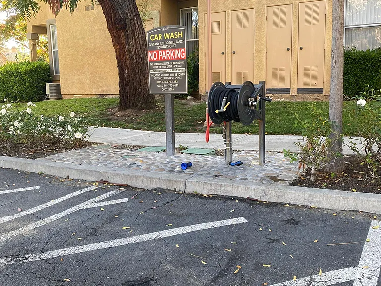 Car wash area
