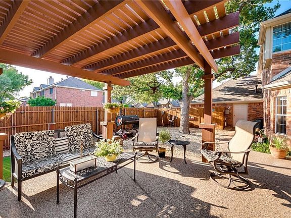 Gorgeous Pergola is perfect to sit and sip your favorite beverage while entertaining friends and family