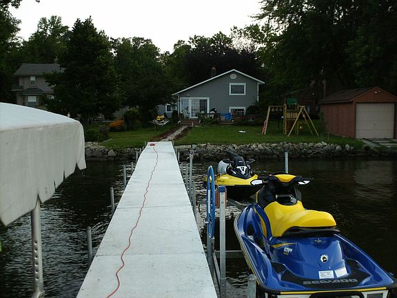 Lakeside View of Home