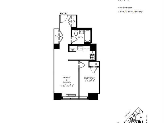 2nd image of 67 Wall St APT 3B