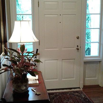Front Door in Foyer